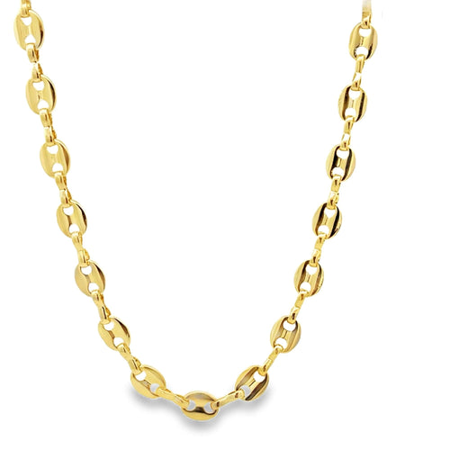 6mm Thick Puffy Mariner Link Bracelet